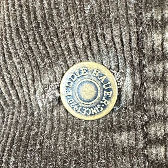 Eddie Bauer Dark Brown Corduroy Jacket - Picture 3 of 6